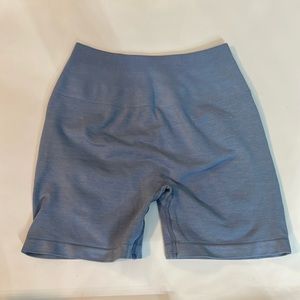 Alphalete Light blue amplify shorts
